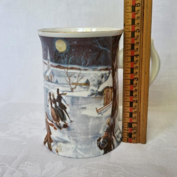 Carling O'Keefe Collector Beer Tankard - Winter Scene - 2nd edition - Picture 6 of 7